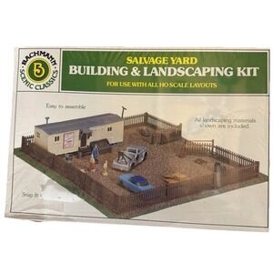 Bachmann Salvage Yard 2557 HO Building and Landscaping Kit